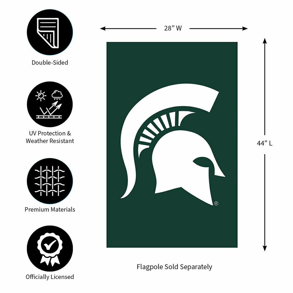Michigan State University Applique House Flag, Home, Collegiate