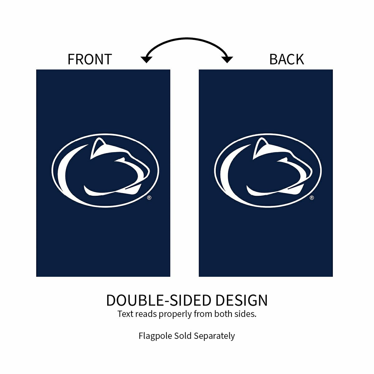 Applique Flag, Reg, Penn State, Home, Collegiate