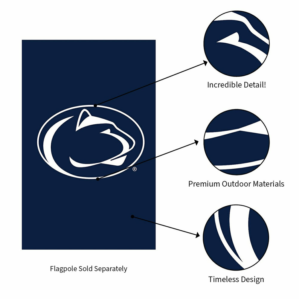 Applique Flag, Reg, Penn State, Home, Collegiate