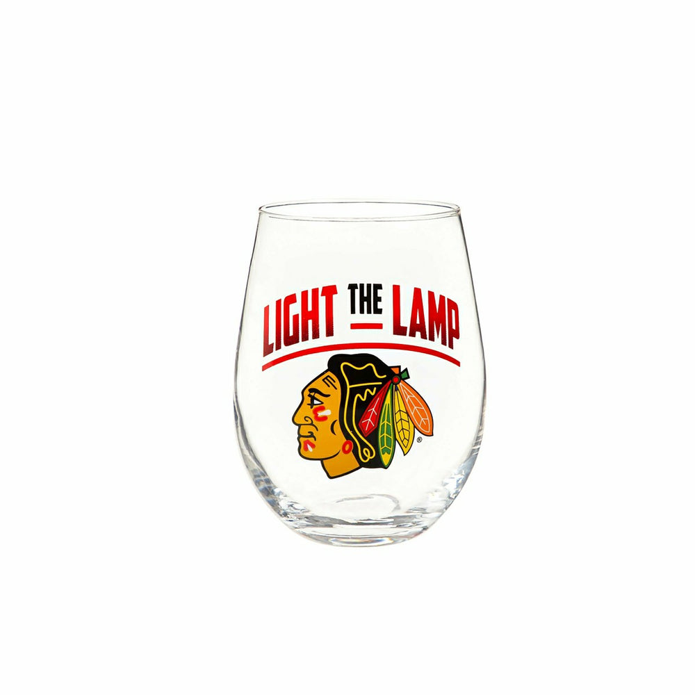 Stemless 17OZ Glass & Tankard 16OZ Gift Set, Chicago Blackhawks, NHL, Home