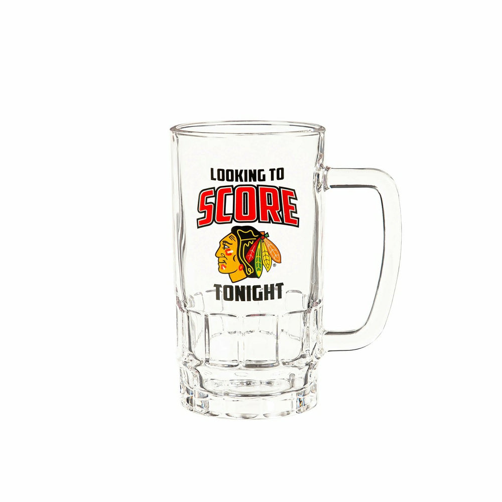 Stemless 17OZ Glass & Tankard 16OZ Gift Set, Chicago Blackhawks, NHL, Home