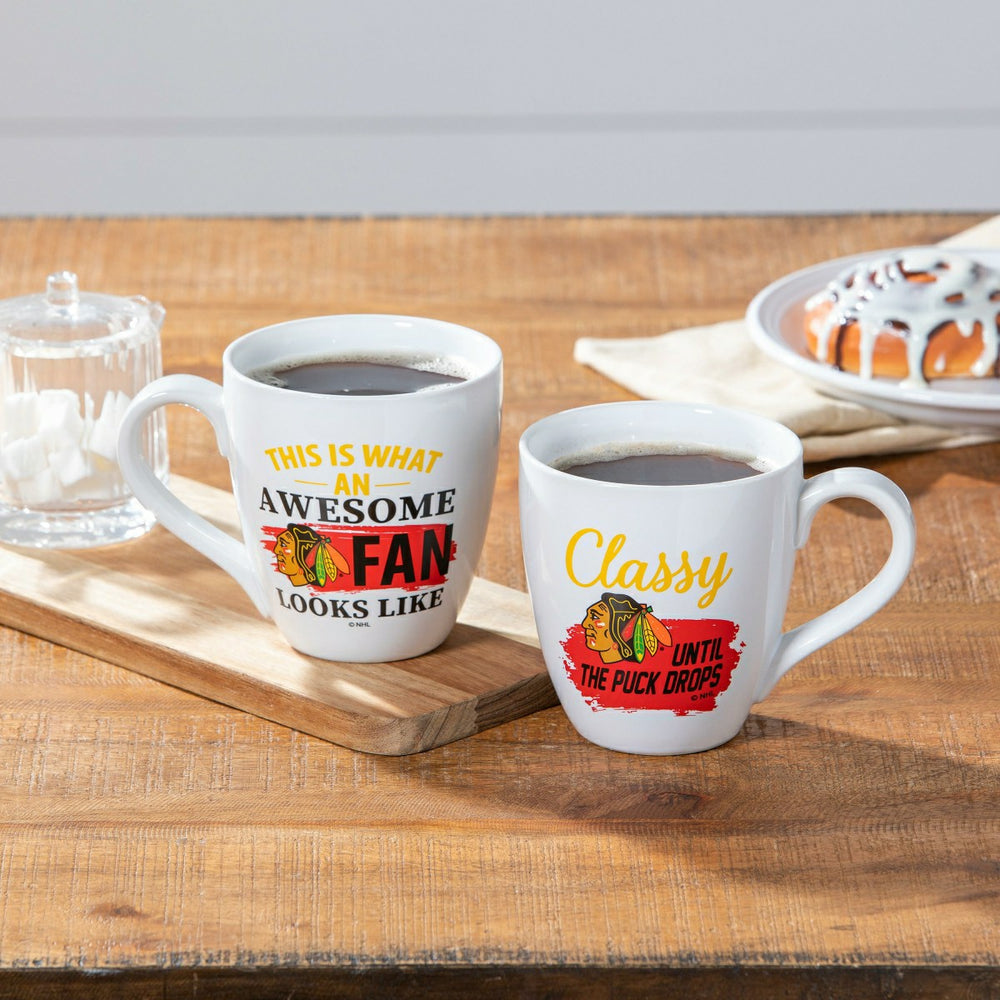 Ceramic Cup o' Java 17oz Gift Set, Chicago Blackhawks, NHL, Home