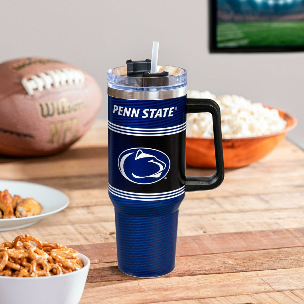 40oz Stainless Steel Canyon Cup w/ Straw, Penn State, Home, Collegiate