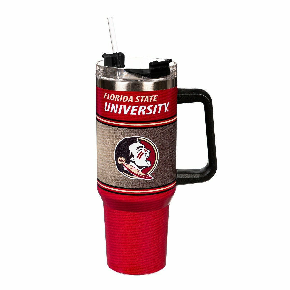 40oz Stainless Steel Canyon Cup w/ Straw, Florida State University, Home, Collegiate