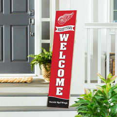 Detroit Red Wings Large Single Sided Leaner, 46", NHL, Home