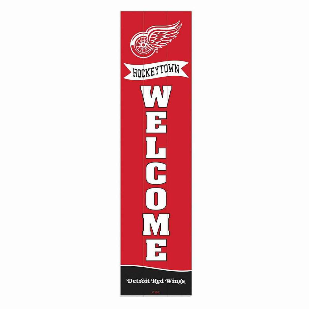 Detroit Red Wings Large Single Sided Leaner, 46", NHL, Home