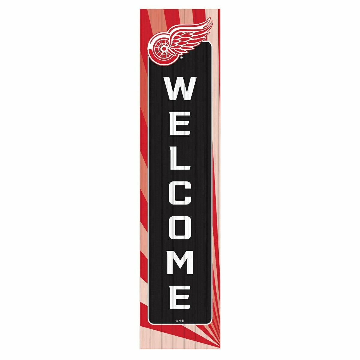 Detroit Red Wings Summer Seasonal Single Sided Large Leaner, 46", NHL, Home