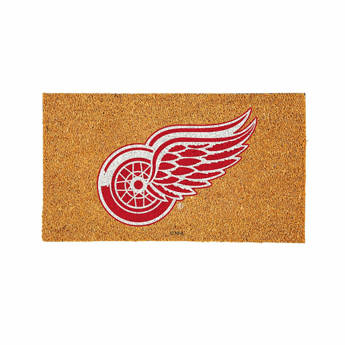 Coir Mat, 16"x28", Detroit Red Wings, NHL