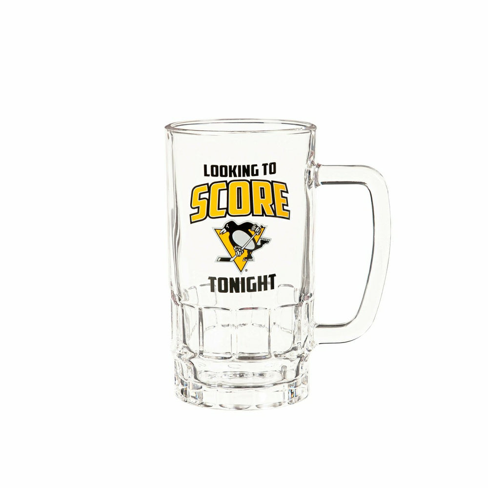 Stemless 17OZ Glass & Tankard 16OZ Gift Set, Pittsburgh Penguins, Home, NHL
