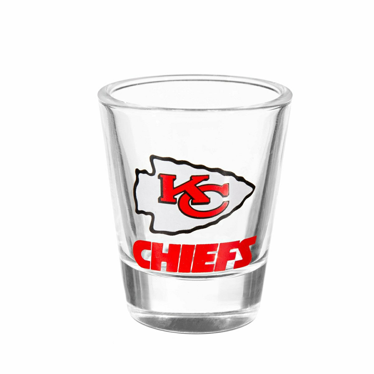 Kansas City Chiefs 4-Piece Ceramic and Glass 2oz. Shot Glass Set, Home, NFL