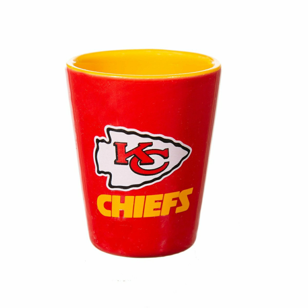 Kansas City Chiefs 4-Piece Ceramic and Glass 2oz. Shot Glass Set, Home, NFL