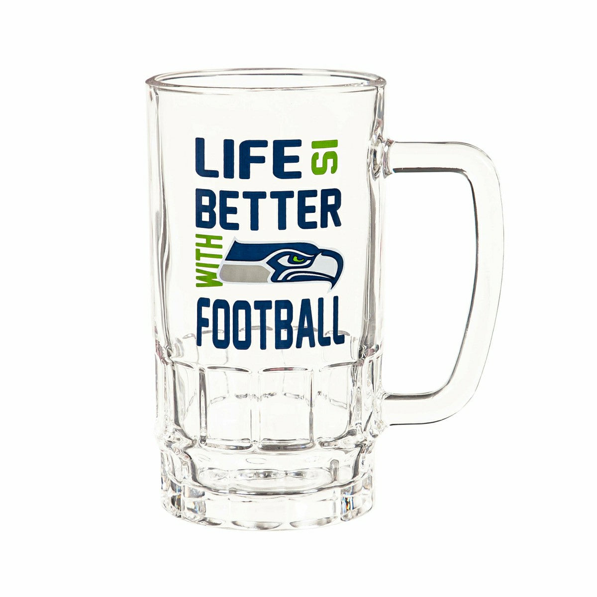 Glass Tankard Cup, with Gift Box, Seattle Seahawks, Home, NFL