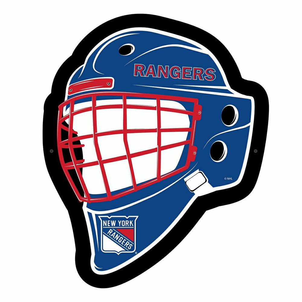 LED Wall Decor, Helmet, New York Rangers, NHL, Home