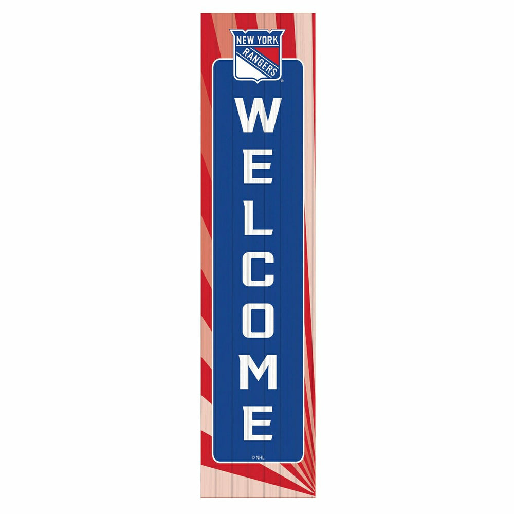 New York Rangers Summer Seasonal Single Sided Large Leaner, 46", NHL, Home