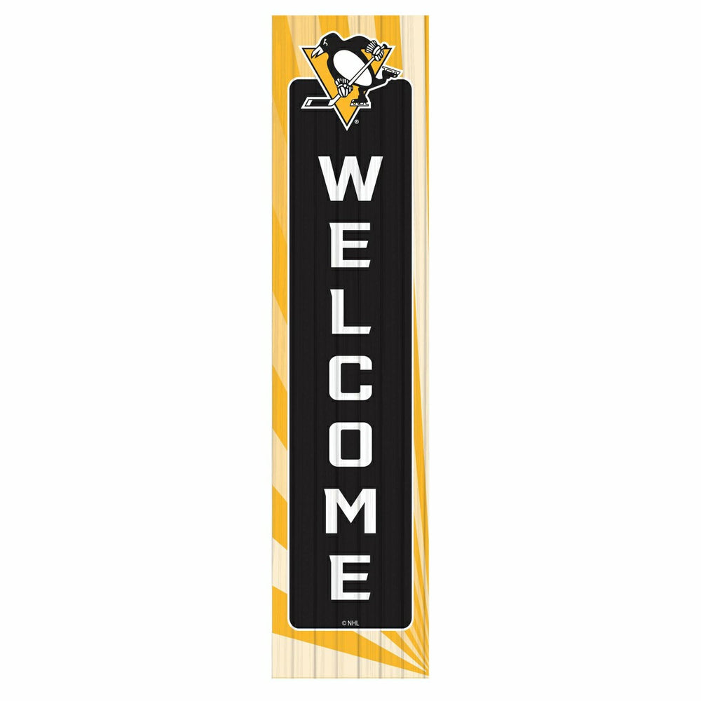Pittsburgh Penguins Summer Seasonal Single Sided Leaner, 46", NHL, Home