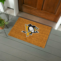 Coir Mat, 16"x28", Pittsburgh Penguins, NHL