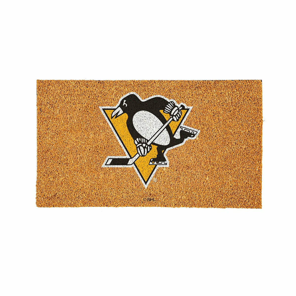 Coir Mat, 16"x28", Pittsburgh Penguins, NHL