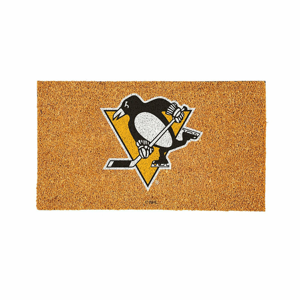Coir Mat, 16"x28", Pittsburgh Penguins, NHL