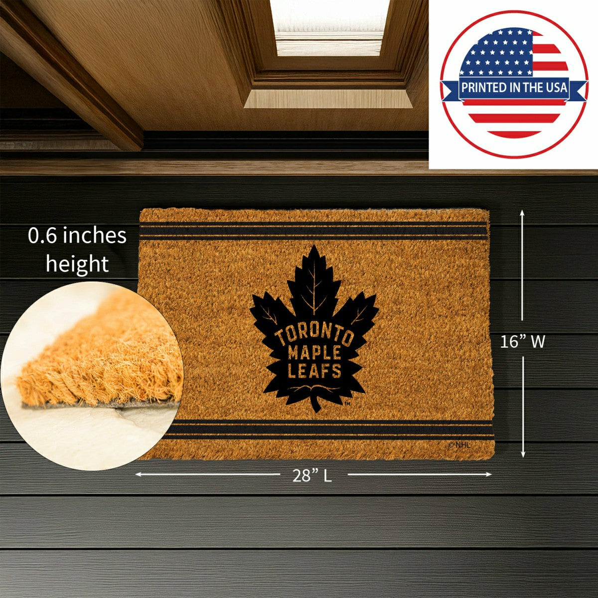 Toronto Maple Leafs, Coir Mat 1C, NHL