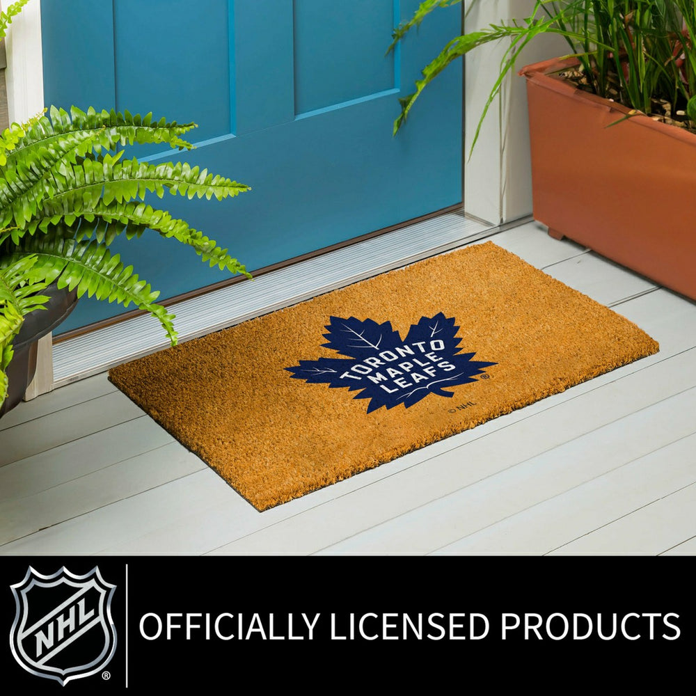 Coir Mat, 16"x28", Toronto Maple Leafs, NHL