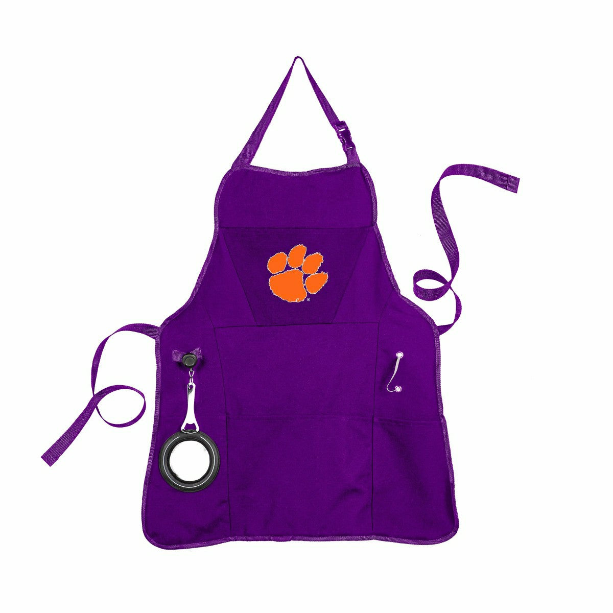 Clemson University Tigers Logo Mens Grilling Utility Apron, Home, Collegiate