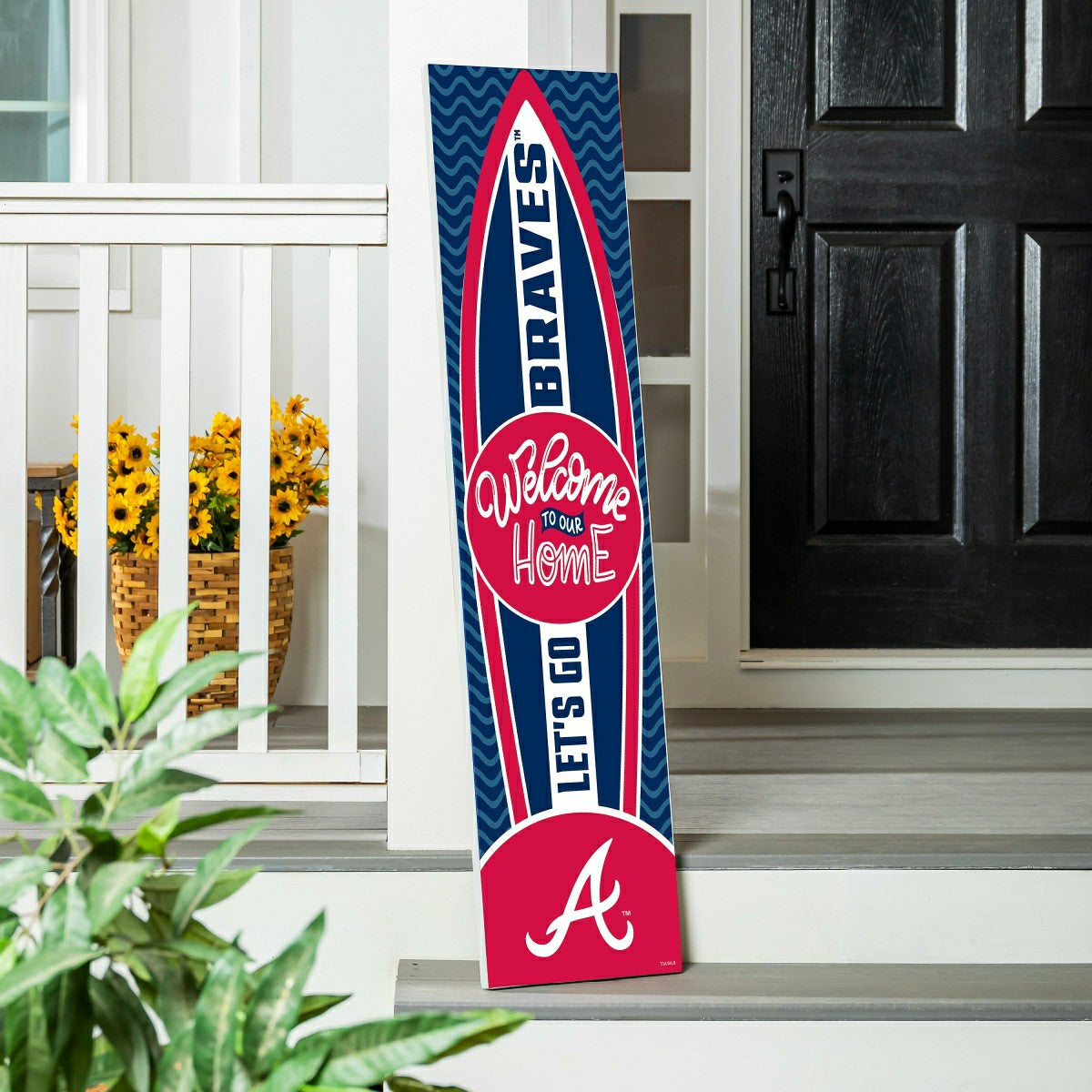 Atlanta Braves Summer Seasonal Surfboard ECM Exclusive 47" Single Side, MLB, Home