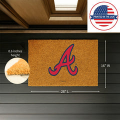 Atlanta Braves Coir Mat 16"x28", MLB