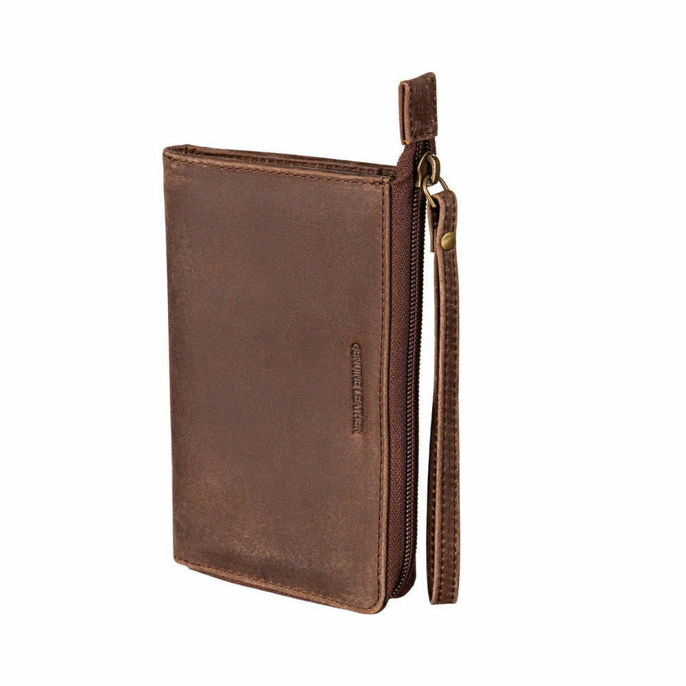 Chicago Cubs Wristlet Wallet Brown, MLB, Home