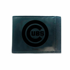 Chicago Cubs Front Pocket Wallet w/ RFID Blocking Black, MLB, Home