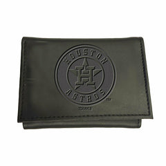 Houston Astros Tri-Fold Wallet Black, MLB, Home