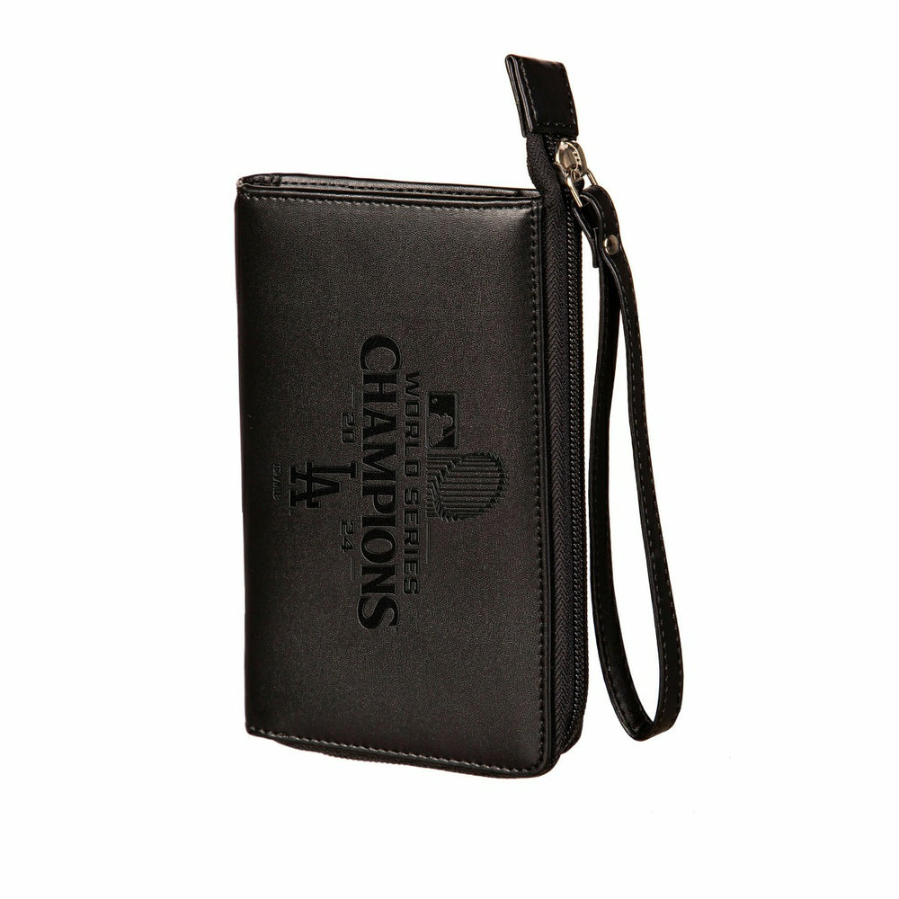 Los Angeles Dodgers Wristlet Wallet, Black, SC24 Champions, MLB, Home