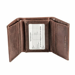 Los Angeles Dodgers Tri-Fold Wallet, Brown, World Series Champions 202, MLB, Home