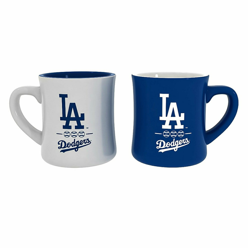 Los Angeles Dodgers 10oz Ceramic Cup Set, 2pc, MLB, Home