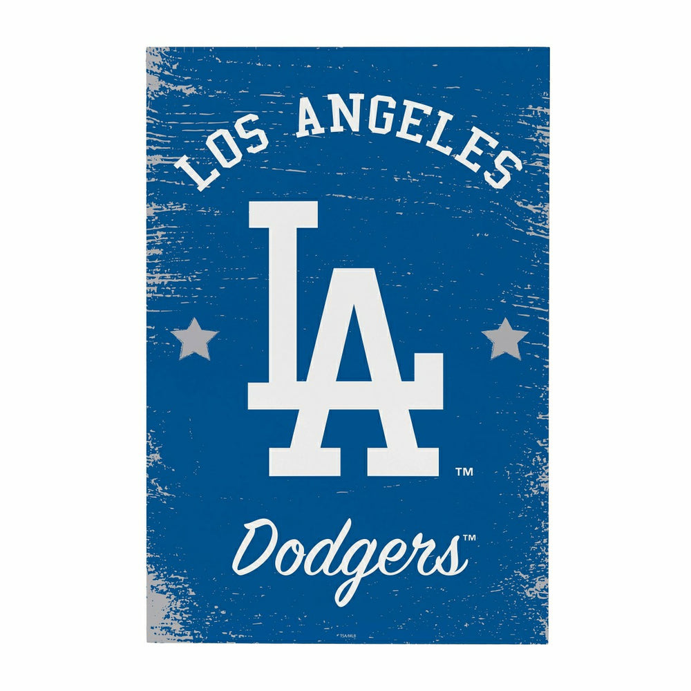 Los Angeles Dodgers Wood Wall Sign, 16x24, MLB, Home