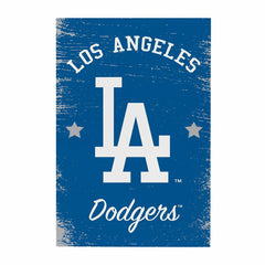 Los Angeles Dodgers Wood Wall Sign, 16x24, MLB, Home