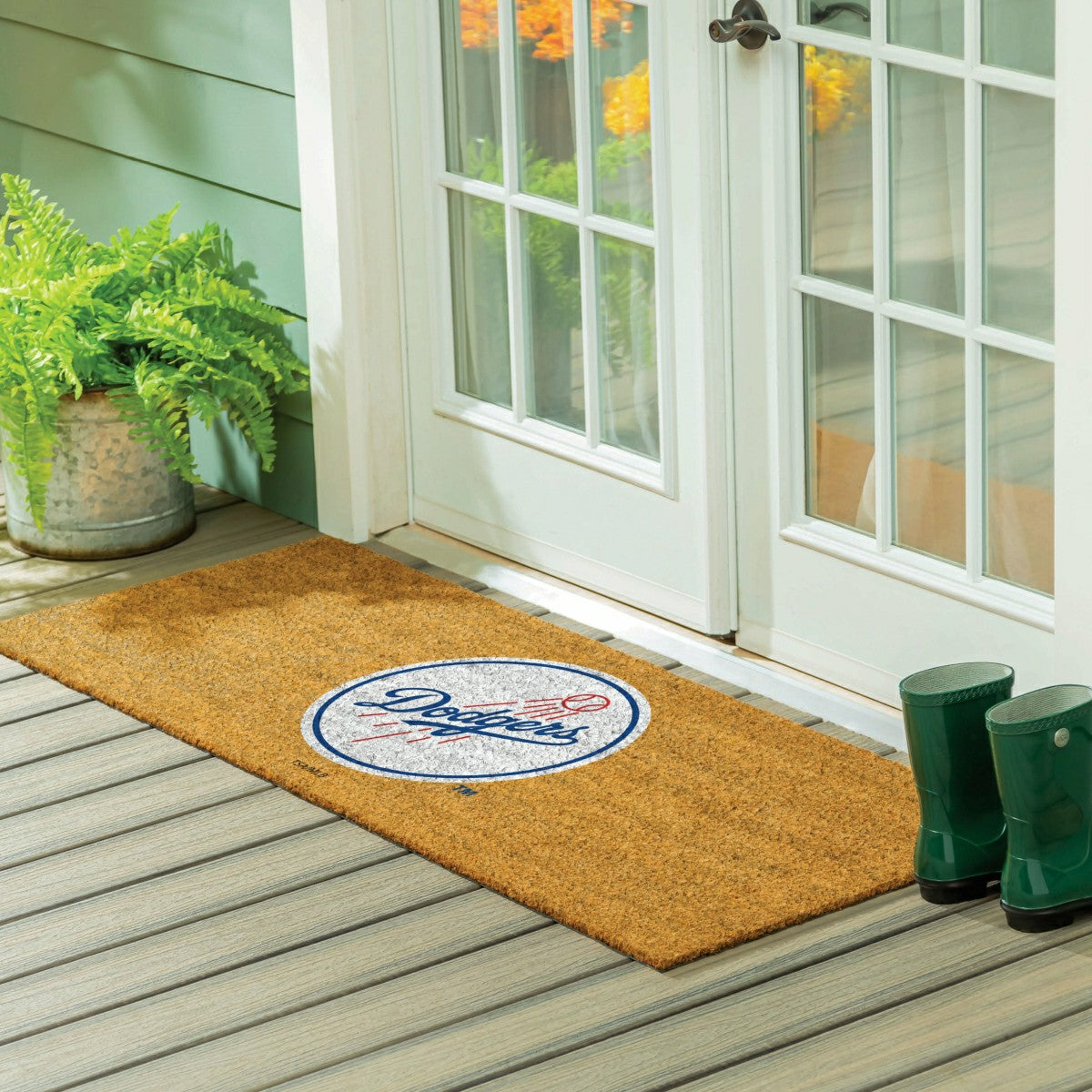 Los Angeles Dodgers Extra Large Full Color Coir Mat, 60"x24", MLB