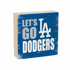 Los Angeles Dodgers Plock, Down Home Fans, 6x6, MLB, Home