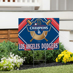 Los Angeles Dodgers World Series Champions 2024 Yard Sign, MLB, Home