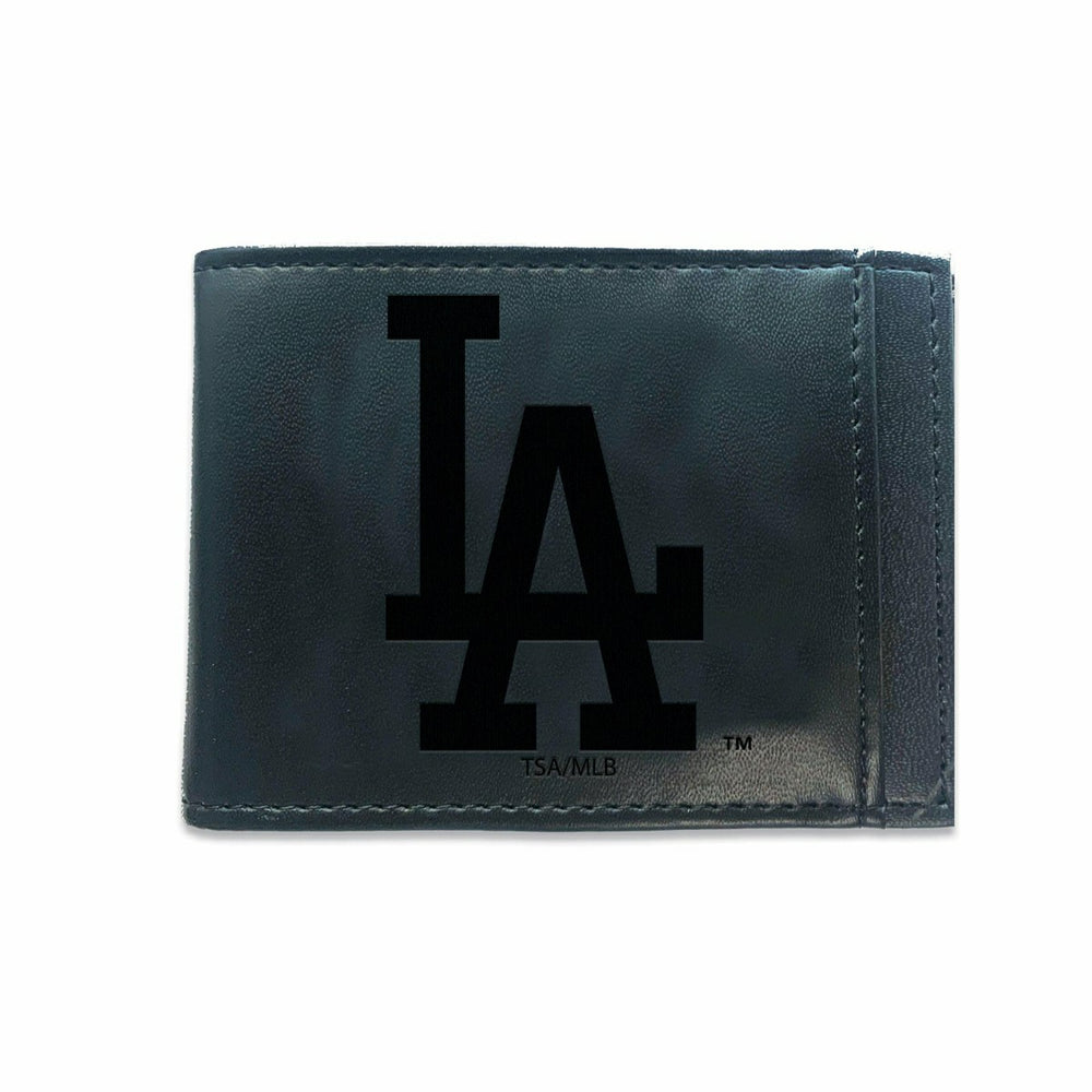 Los Angeles Dodgers Front Pocket Wallet w/ RFID Blocking Black, MLB, Home