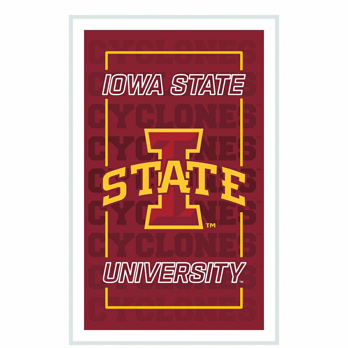 Iowa State University College Rectangle Neolite LED Decor, Sale, Collegiate, Home