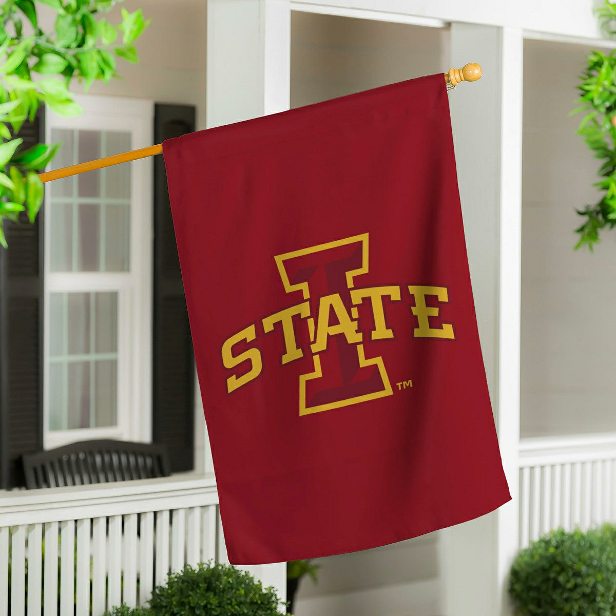 Iowa State University Applique House Flag, Sale, Collegiate, Home
