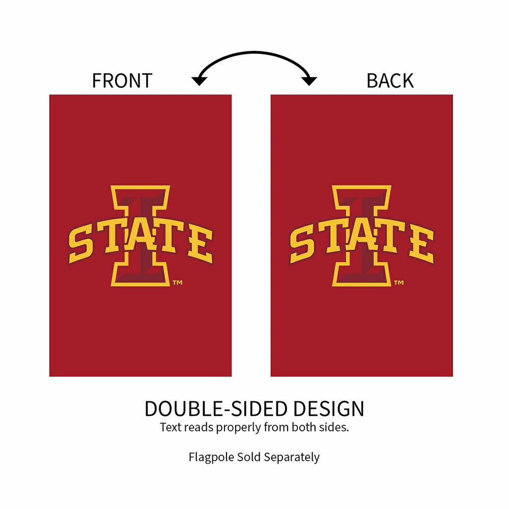 Iowa State University Applique House Flag, Sale, Collegiate, Home