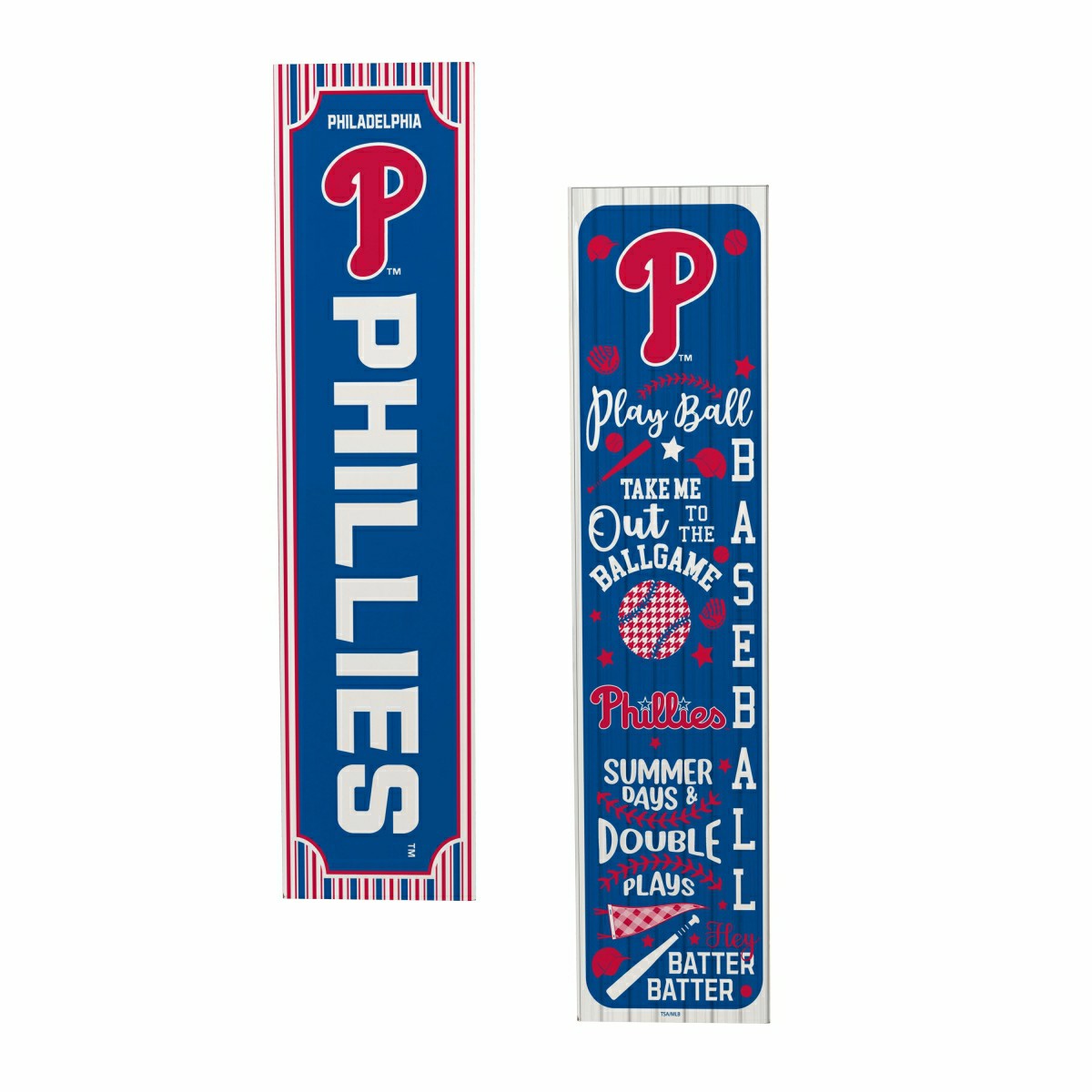 Philadelphia Phillies, Spring Seasonal Leaner, 46" Double Sided, MLB, Home