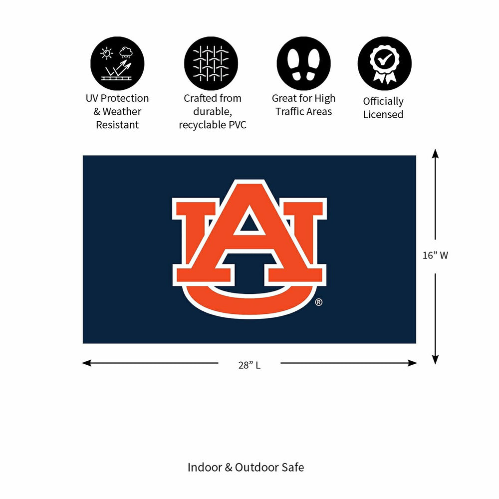Full Color PVC Mat, 16" x 28", Auburn University, Collegiate