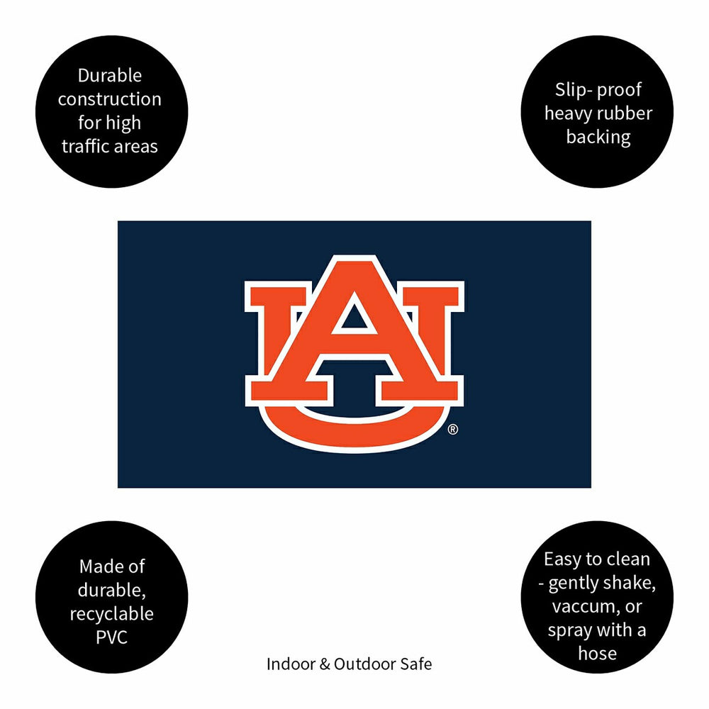 Full Color PVC Mat, 16" x 28", Auburn University, Collegiate