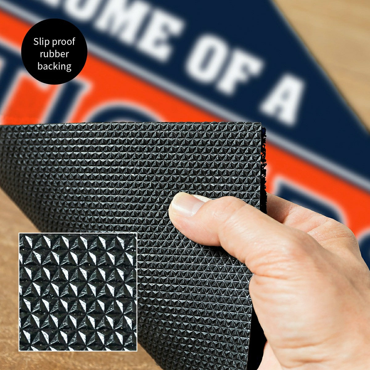 Auburn University, PVC Mat COLOR, Home of a Fan, Collegiate