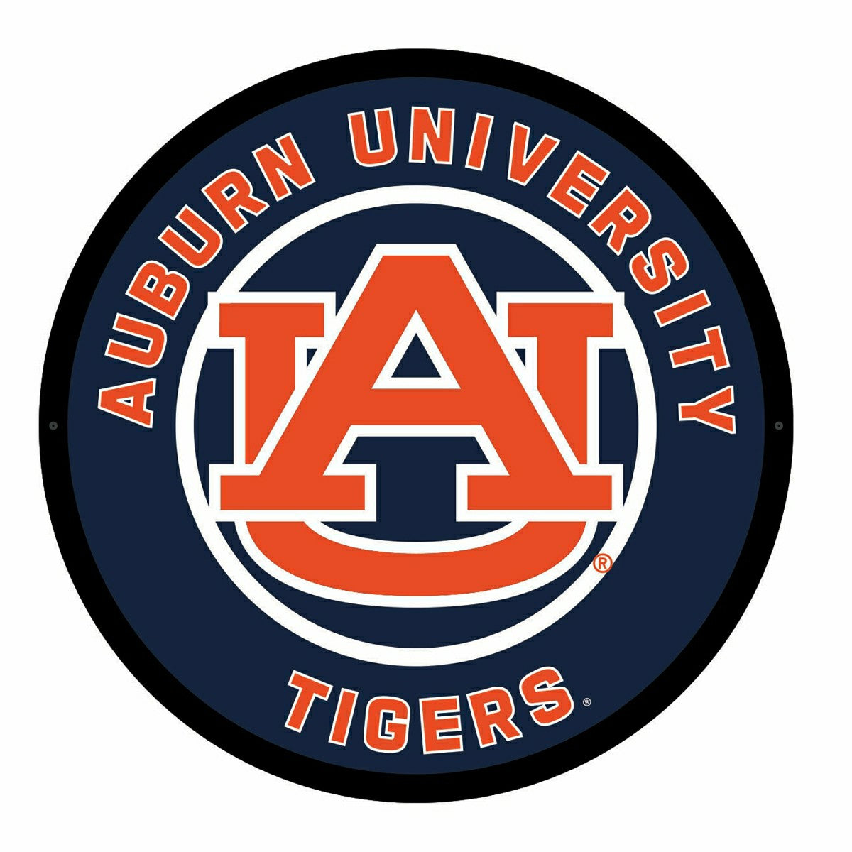 LED Wall Decor, Round, Auburn University, Collegiate, Home