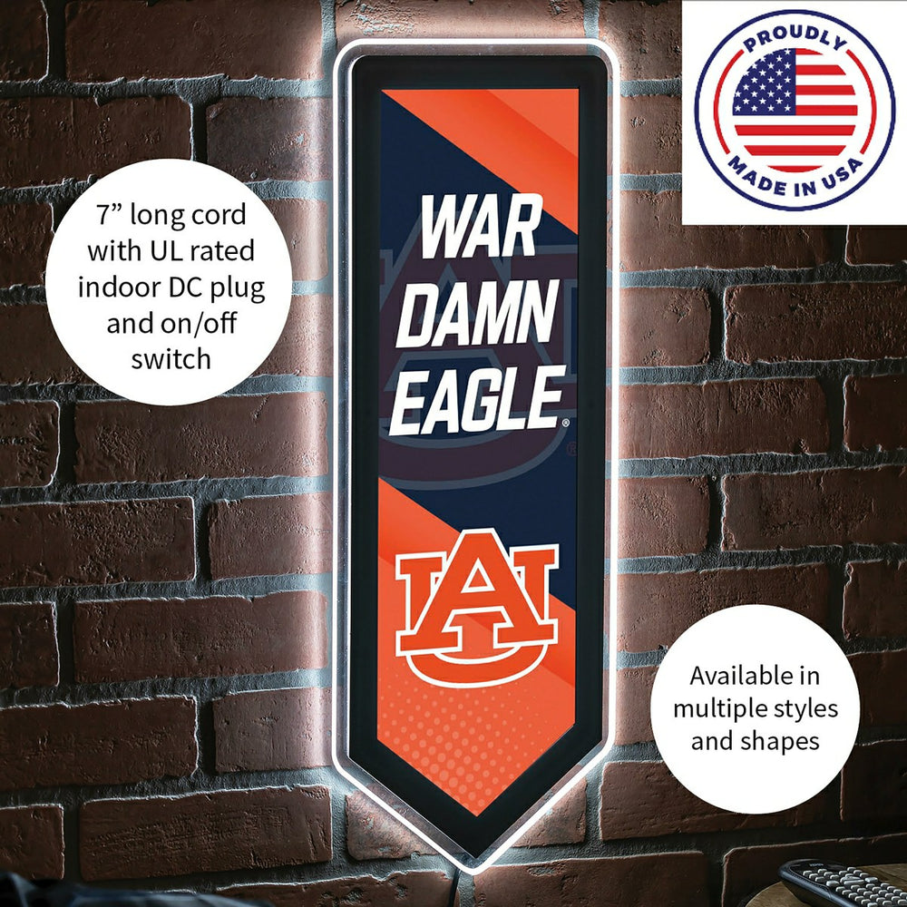 LED Wall Decor, Pennant, Auburn University, Collegiate, Home