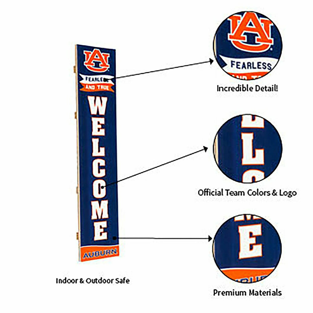 Auburn University Large Single Sided Leaner, 46", Collegiate, Home