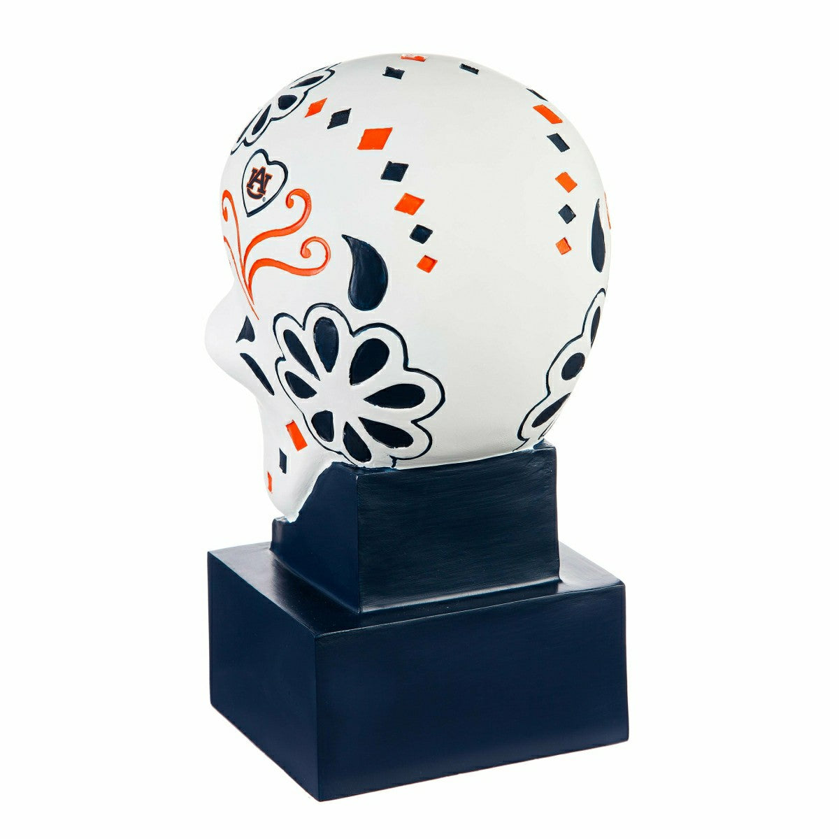 Auburn University Sugar Skull Statue, Collegiate, Home